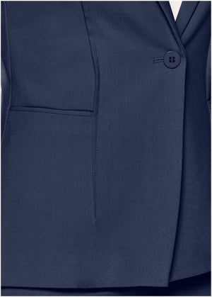 Pencil Skirt Suit Set - Navy - thumbnail-8