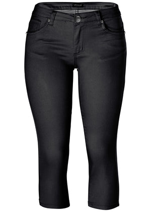 Cindy Capri Jeans - Black - thumbnail-7