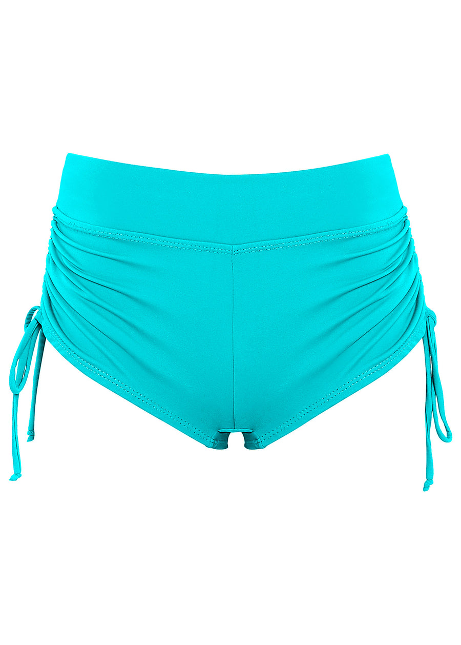 Adjustable Side Swim Short - Aqua Reef