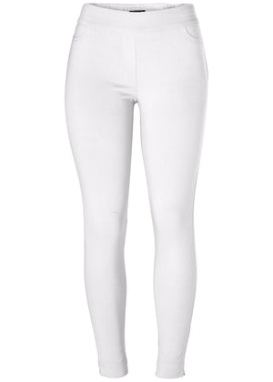 Slimming Stretch Jeggings - White - thumbnail-7