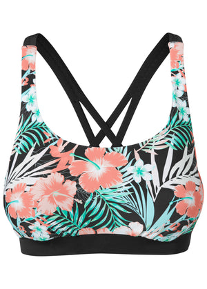 Haut de maillot de bain sport - Maui Tropical - thumbnail-3