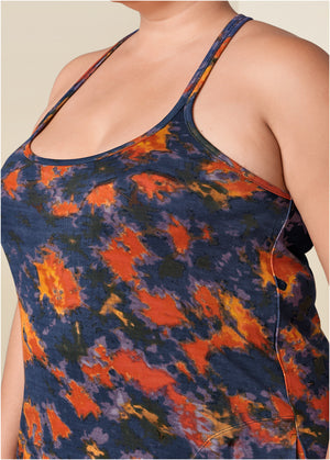 Tie-Dye Tank Dress - Blue Multi - thumbnail-10