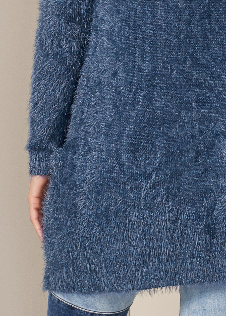 Cardigan douillet - Bleu foncé