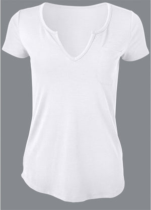 Casual Pocket Tee - White - thumbnail-5