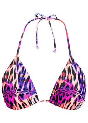 Bahamas Triangle Bikini Top - Pink Panther - thumbnail-3