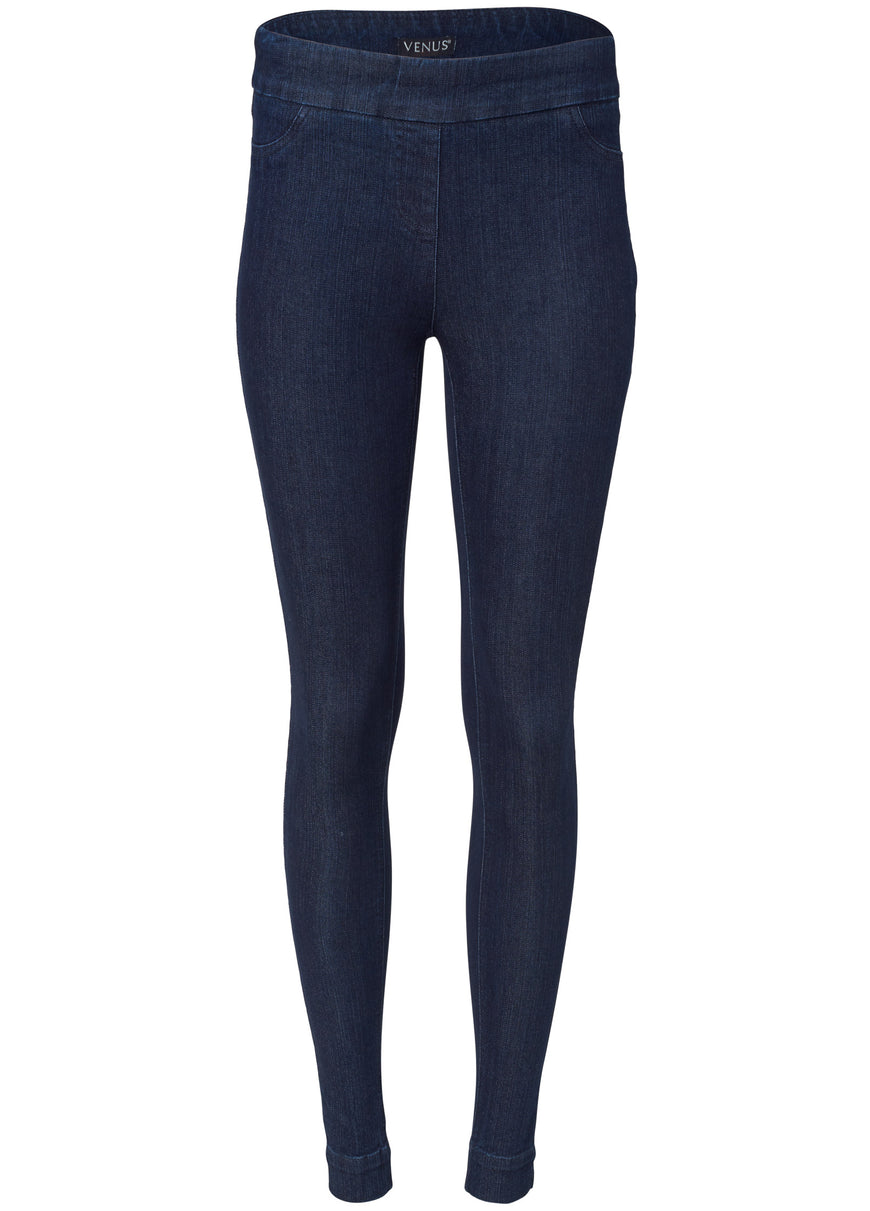 Slimming Stretch Jeggings - Dark Wash