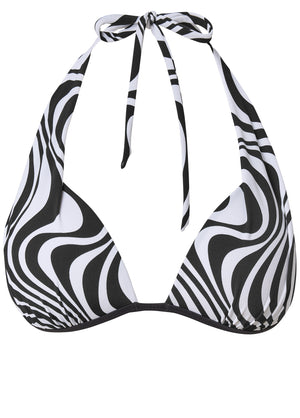 MULTIWAY MARILYN BIKINI TOP - Zany Zebra - thumbnail-3