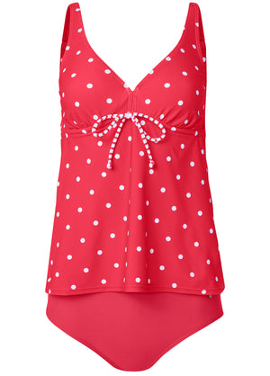 Underwire tankini set - Strawberry Bliss - thumbnail-3