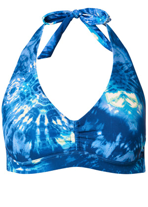 Heavenly Halter Top - Blew Tie Dye - thumbnail-3