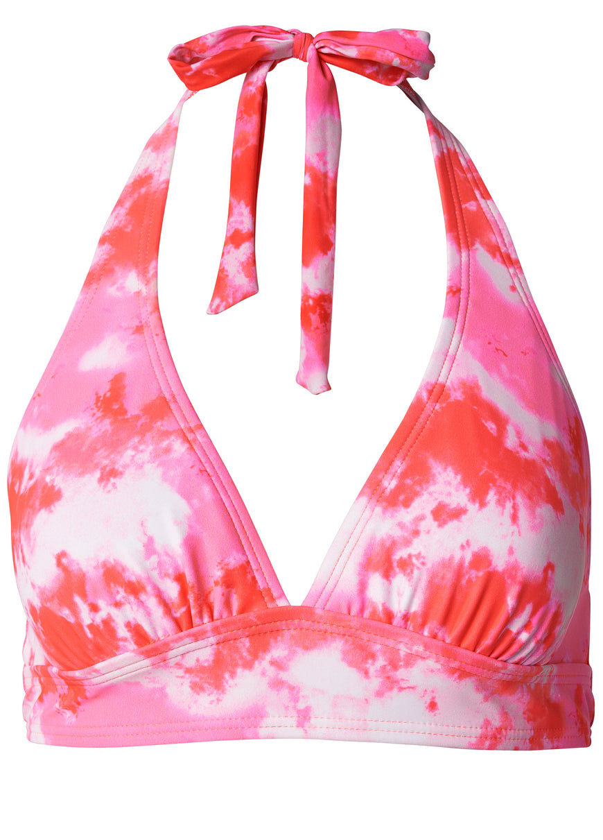 Anguilla Perfect Fit Halter - Coral Blast