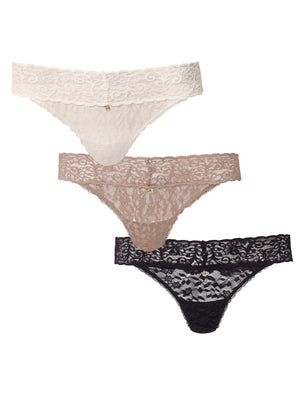 Lot de 3 strings en dentelle Pearl by VENUS® - Cherished Classics - thumbnail-4