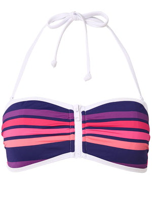 Bandeau Bikini Top - Sunburst Stripe - thumbnail-2