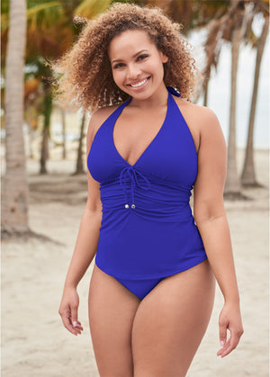 Maui Bikini Bottom - Cobalt Blue - thumbnail-4