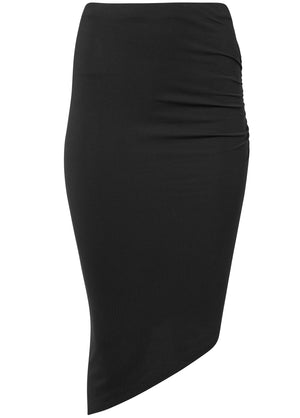 Easy Midi Skirt - Black - thumbnail-7