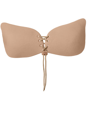 Adjustable Cleavage Bra - Nude - thumbnail-5