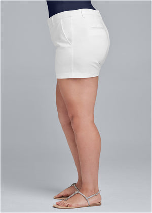 Solid Shorts - White - thumbnail-21