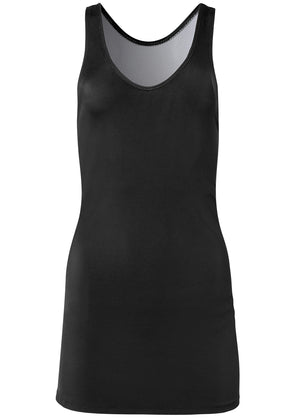 Sexy Slimming Swim Dress - Black Beauty - thumbnail-3