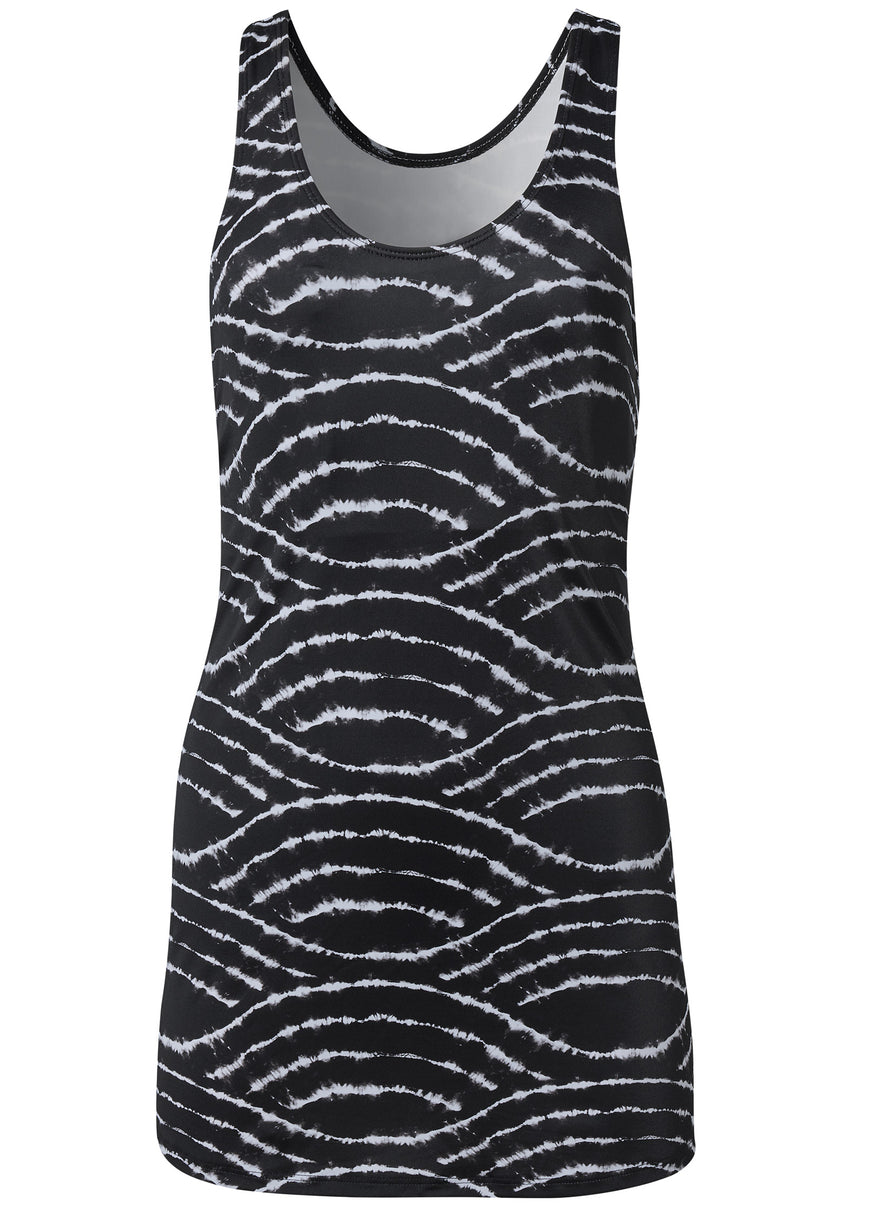 Sexy Slimming Swim Dress - Rolling Tides