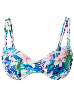 Double Strap Underwire Top - Morning Tropics - thumbnail-3