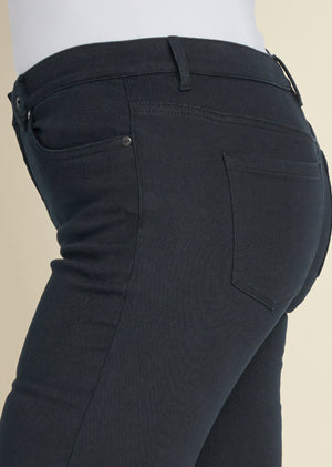 Heidi Skinny Jeans - Black Denim - thumbnail-12