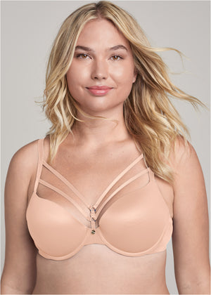 Pearl By VENUS® Strappy Plunge Bra - Bare Bliss - thumbnail-9