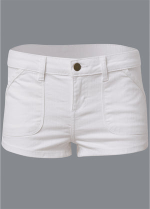 Americana Shorts - White Denim - thumbnail-7