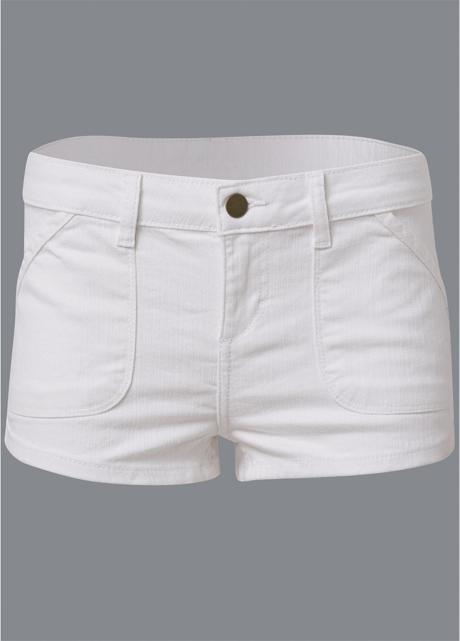 Americana Shorts - White Denim