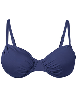 Underwire Bra Bikini Top - Ultramarine Blue - thumbnail-3