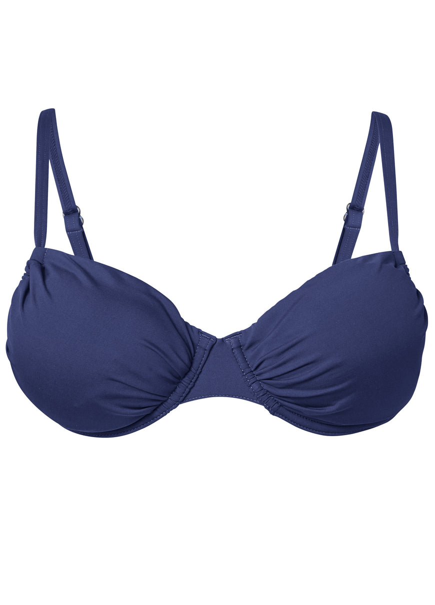 Haut de bikini soutien-gorge à armatures - Bleu Outremer