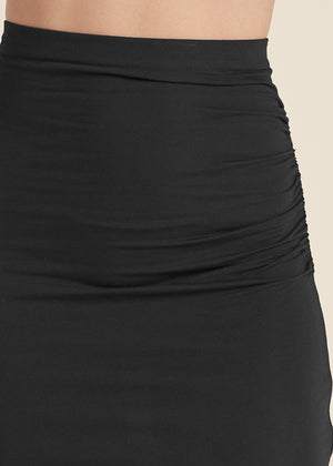 Easy Midi Skirt - Black - thumbnail-5