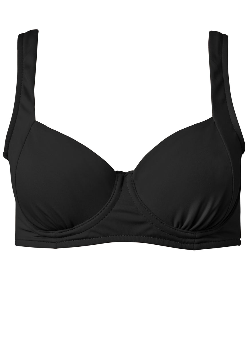 Aphrodite Underwire Top - Black Beauty