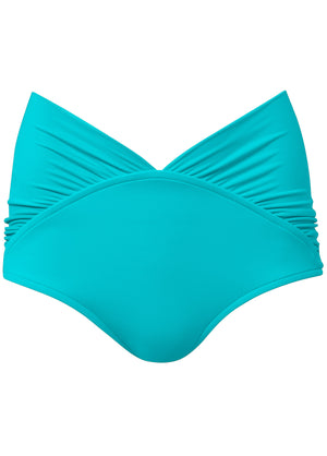 The Audri Moderate Mid-Rise Bottom - Aqua Reef - thumbnail-3