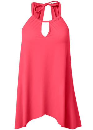 The Georgia Tankini Top - Sunset Pink - thumbnail-3