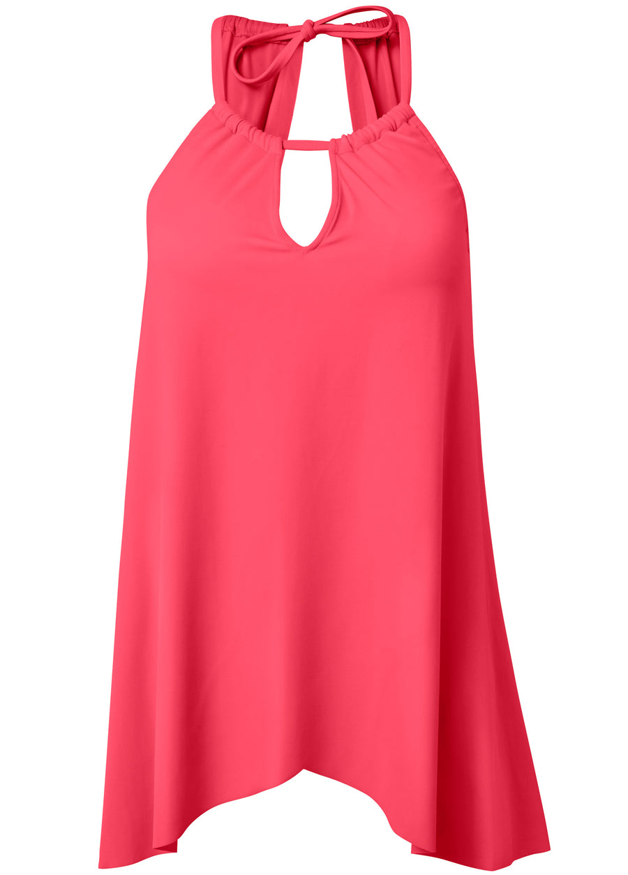 The Georgia Tankini Top - Sunset Pink