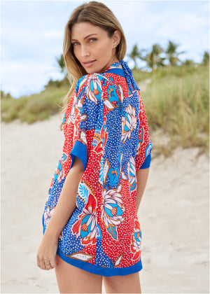 Cover-Up Kimono - Out To Brunch - thumbnail-2