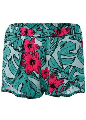 Flyaway Sleep Shorts - Tropical Getaway - thumbnail-6