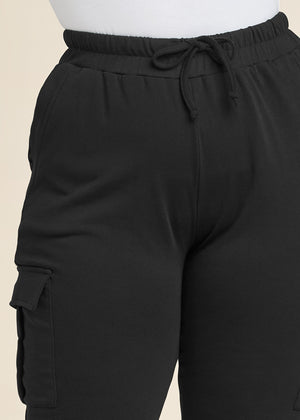 Cargo lounge joggers - Black - thumbnail-11