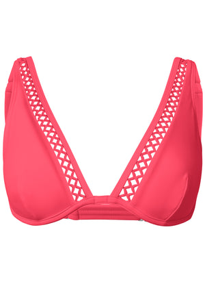 Underwire Swim Top - Sunset Pink - thumbnail-3