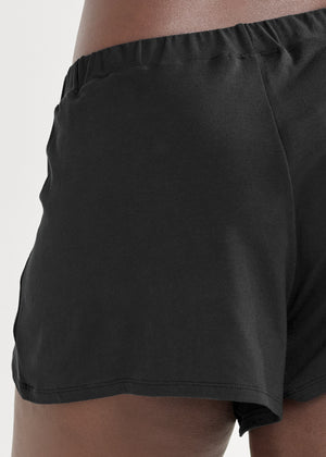 Flyaway sleep shorts - Black - thumbnail-5