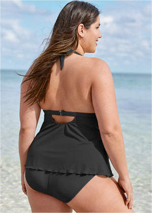 Goddess Full Tankini - Black Beauty - thumbnail-4