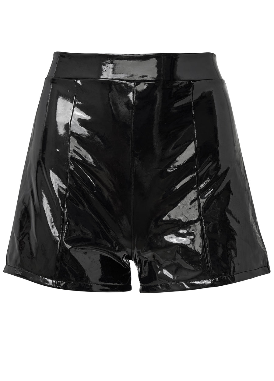 Latex Sexy Shorts - Black