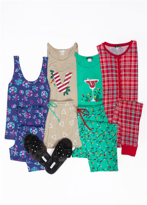 Henley PJ Onesie - Flanelle festive - thumbnail-8