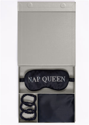 Sleep mask set - Black - thumbnail-2