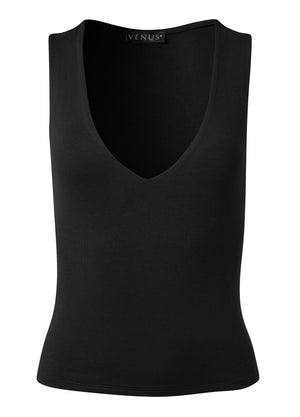 Racerback Tank - Black - thumbnail-5