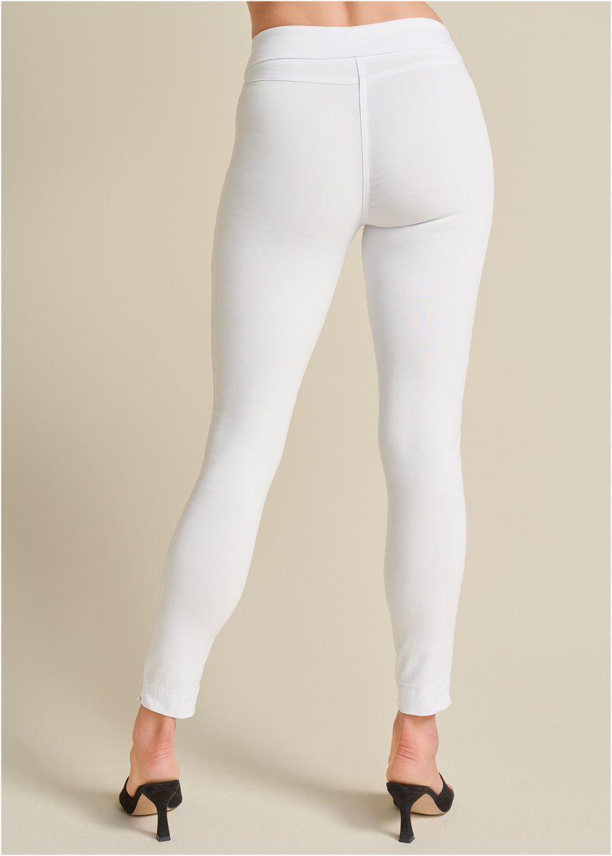 Slimming Stretch Jeggings - White