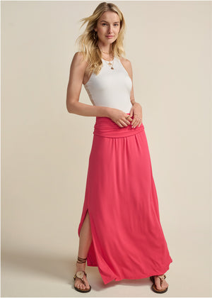 Convertible maxi dress - Red - thumbnail-6