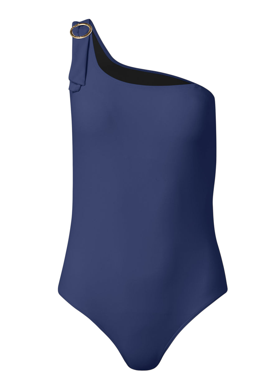 One-Shoulder One-Piece - Ultramarine Blue