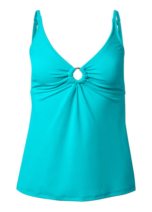 Haut tankini anneaux Willow - Aqua Reef - thumbnail-3