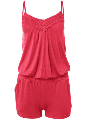 Casual Romper - Red - thumbnail-6