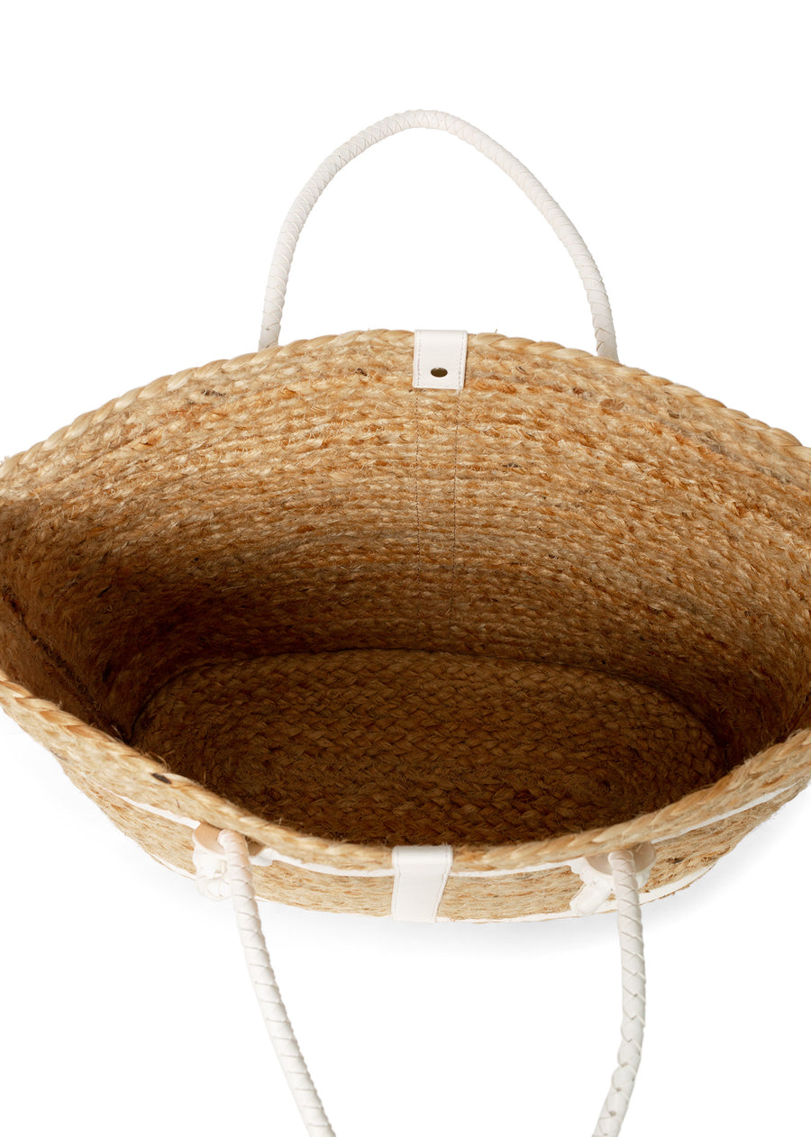 Braided Straw Bag  - Natural